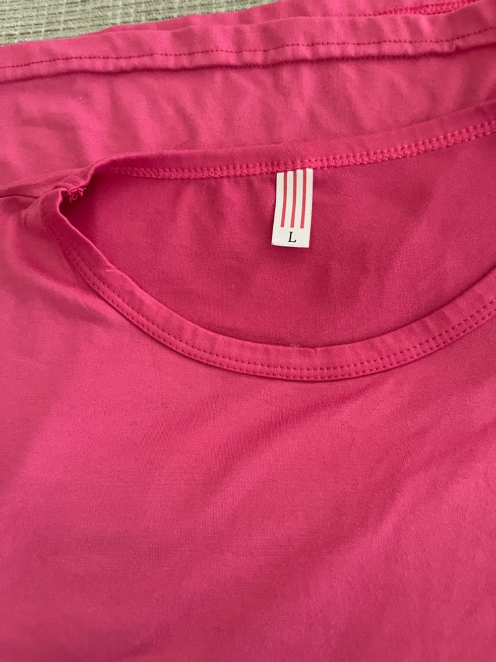 Bright Pink Crewneck Tee